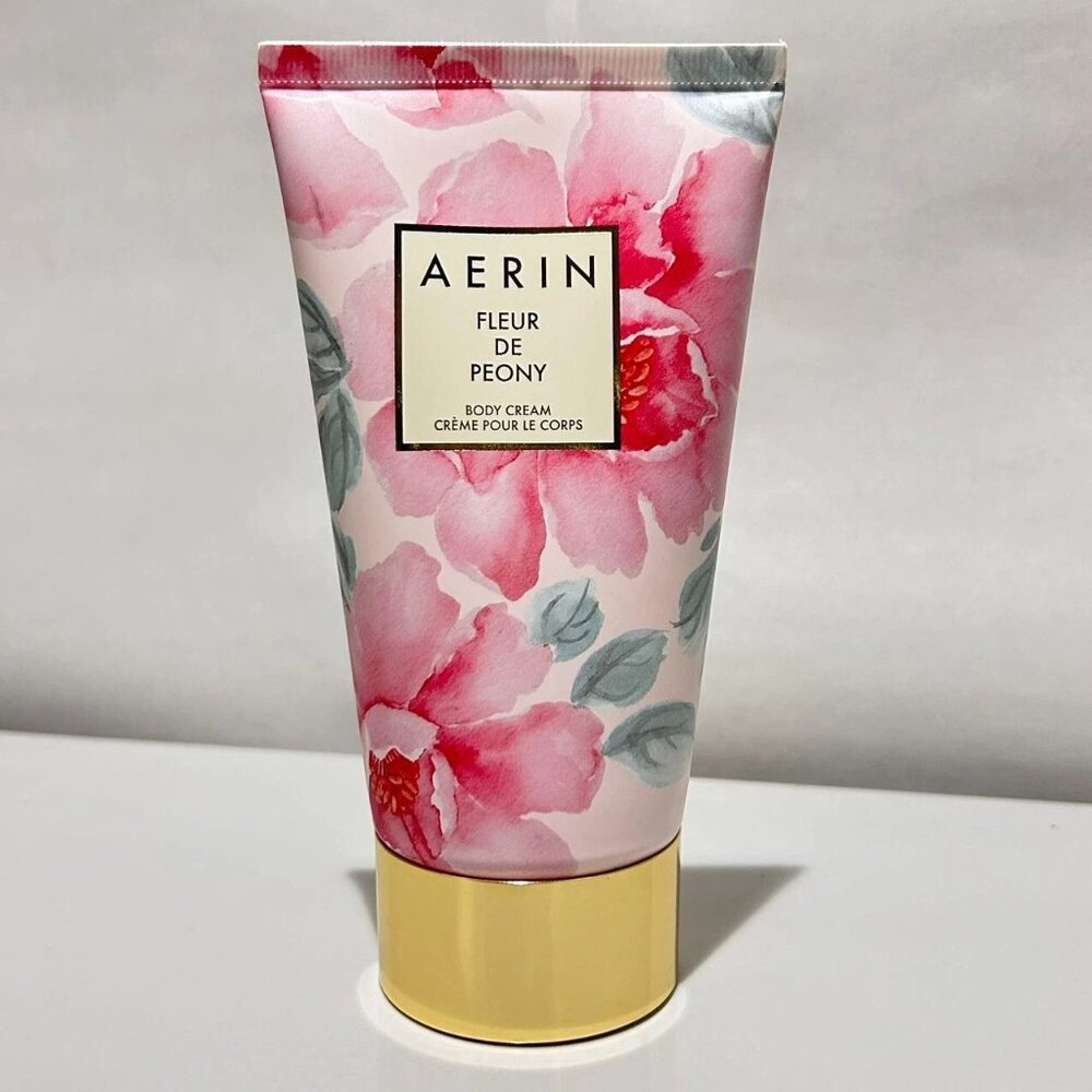 New Aerin Fleur De Peony Scented Body Cream Full size 5 fl.oz/ 150 ml